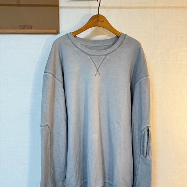 [XL] 시리즈 포켓 피그먼트 스웻셔츠 맨투맨