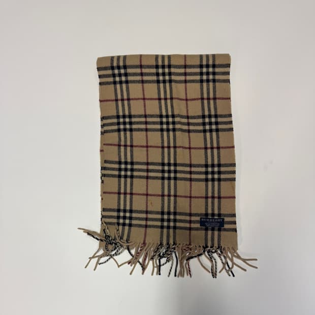 버버리 클래식 램스울 체크 머플러