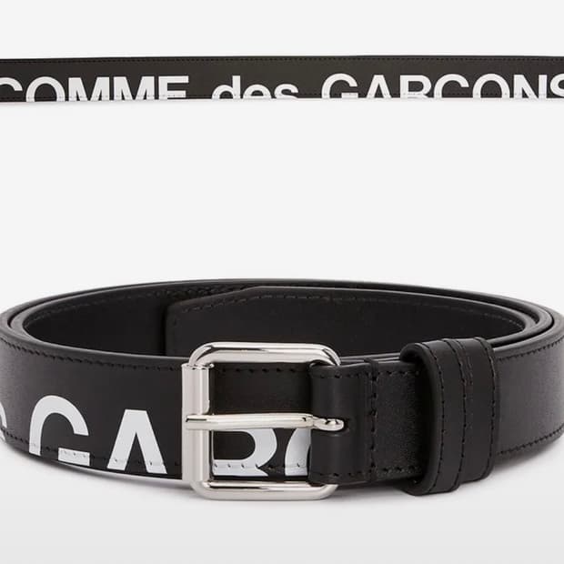 꼼데가르송 휴즈 로고 벨트 구합니다