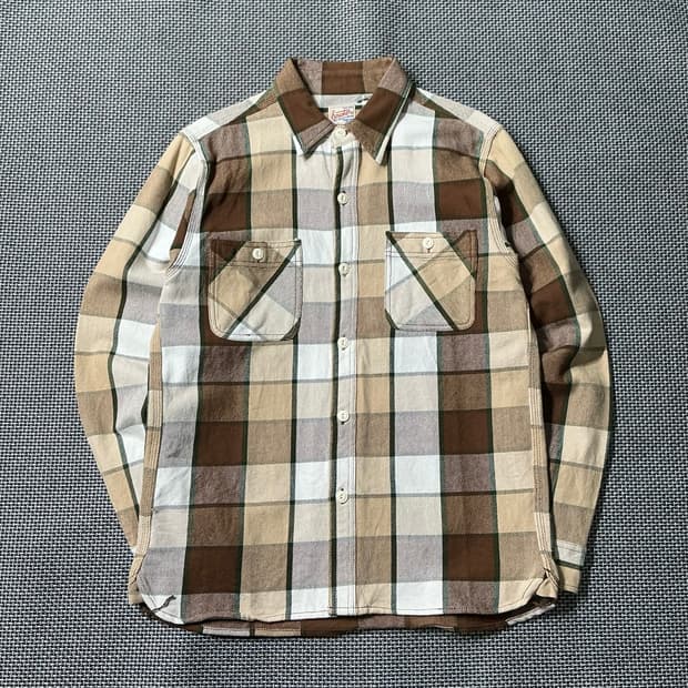 HOUSTON 체크 셔츠 (XL)