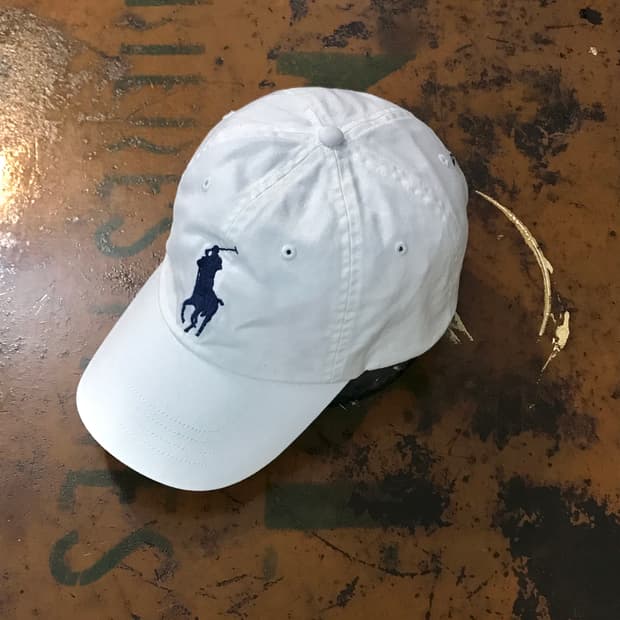 폴로랄프로렌 화이트 볼캡 남녀공용