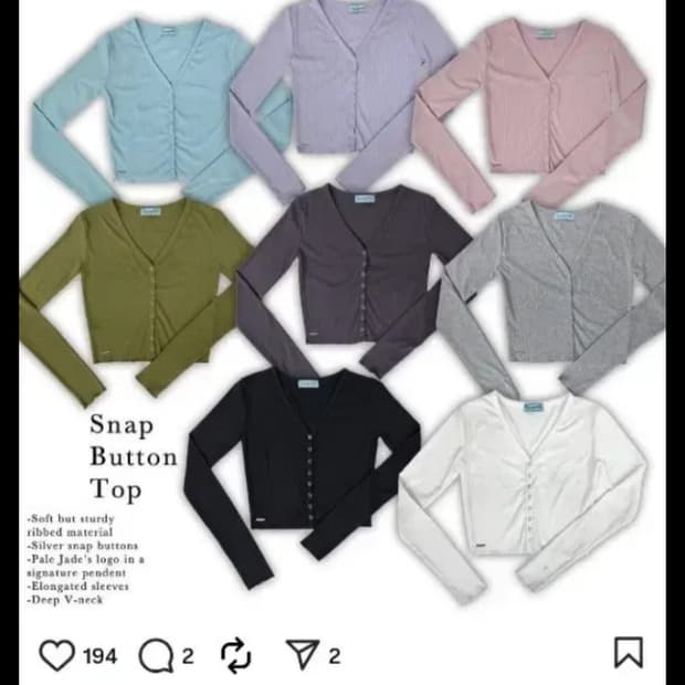 페일제이드 스냅 가디건 그레이