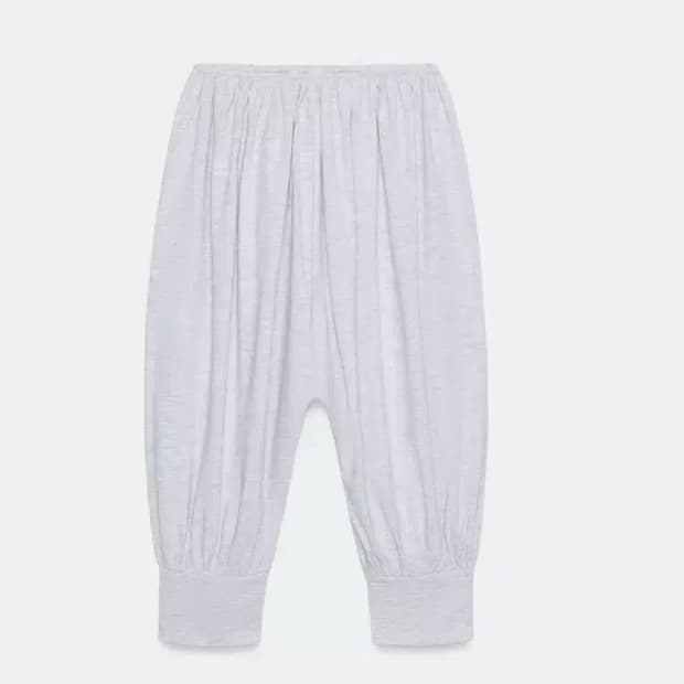 ZARA 자라 크롭 벌룬 카프리 하렘팬츠 그레이 1026 183 80