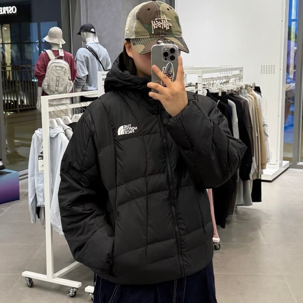 국내매장판🔥 노스페이스 웨이브 온볼 자켓 2025 경량패딩