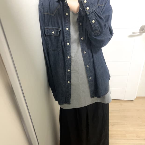 빈티지 데님 셔츠