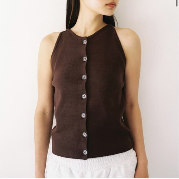 포니테일 Pauline Knit Sleeveless