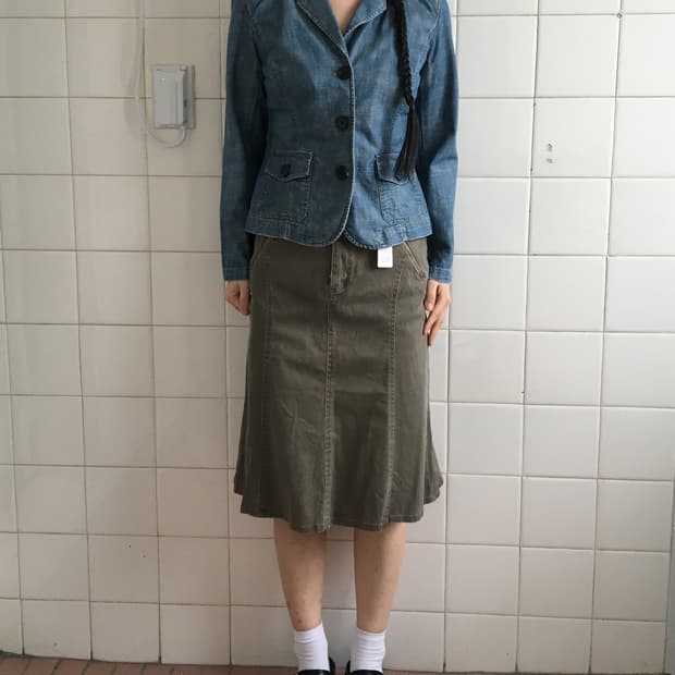 Washing denim jacket