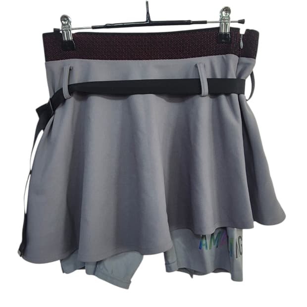 어메이징크리 그레이  레깅스 일체형 치마바지