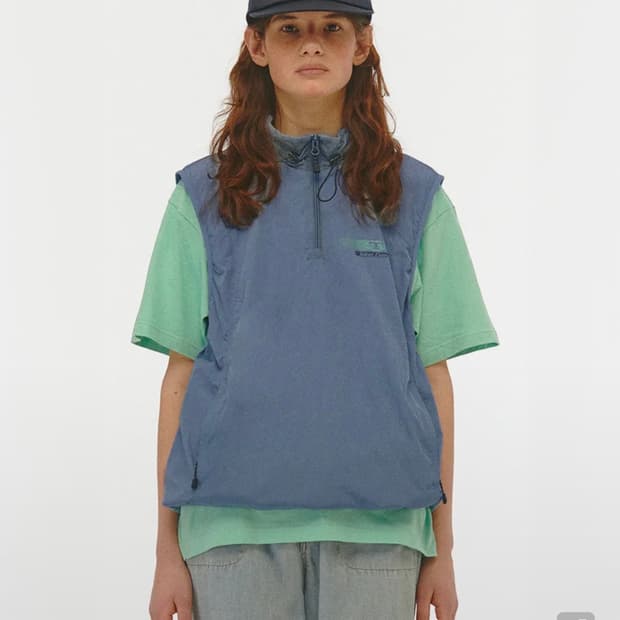 테켓 시그니처 조끼 라이트 블루 M