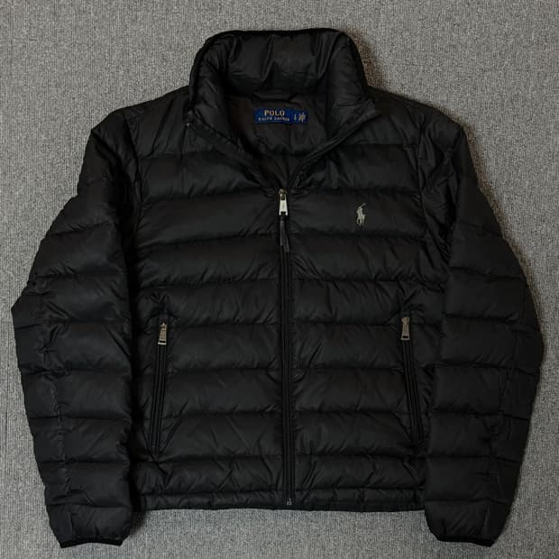 매장 구매) 폴로 경력패딩 블랙