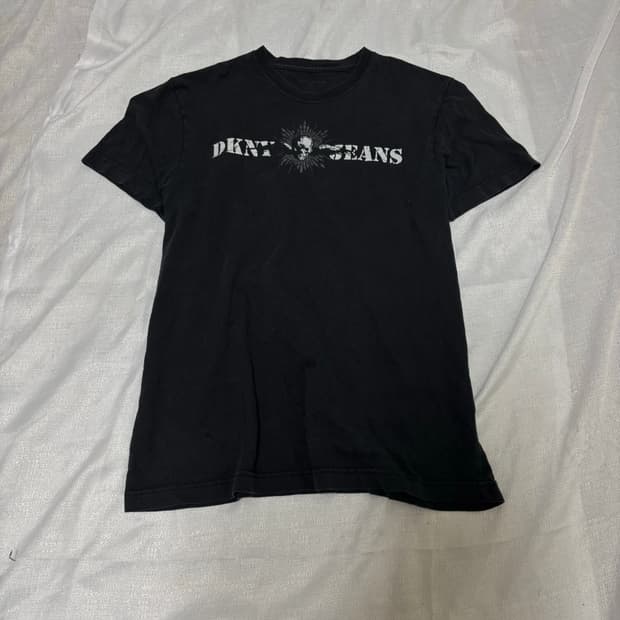 “DNKY Jeans” Skull Print Tee