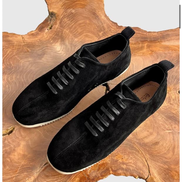 골멧 플랫토001 스웨이드 나이트블랙 280