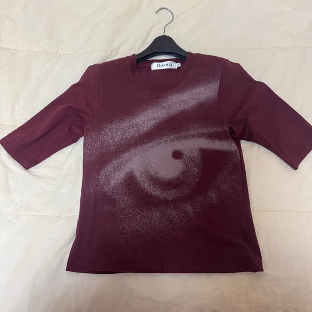 경 eye 5sleeve tee_burgundy