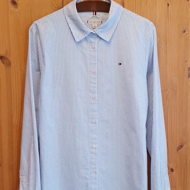 77.타미 스트라이프 스판셔츠