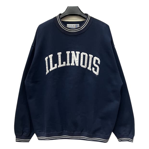 90s Gear for Sports 일리노이 빈티지 맨투맨 XL