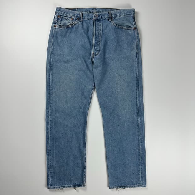 빈티지 90s 리바이스 501 라이트 워시 38x30
