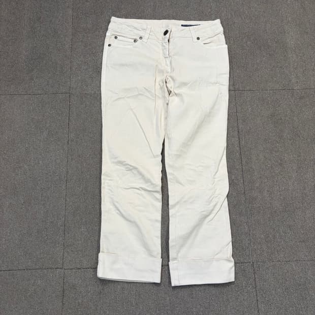 알렉산더 맥퀸 우먼스 8부 크롭 데님  38