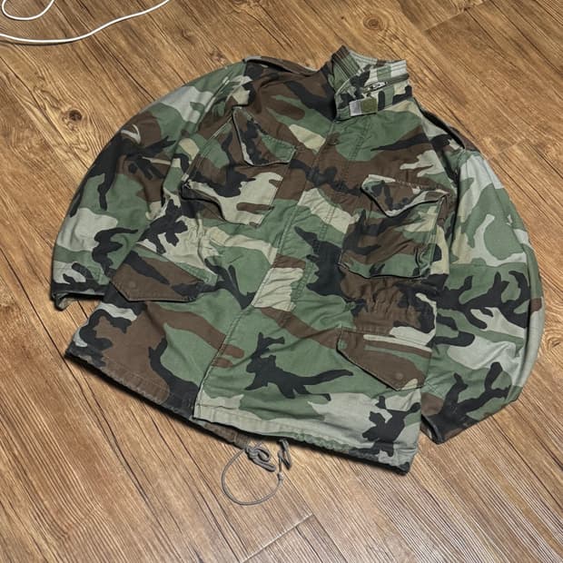 [S] 밀리터리 80s M65 스코빌 우드랜드 필드자켓