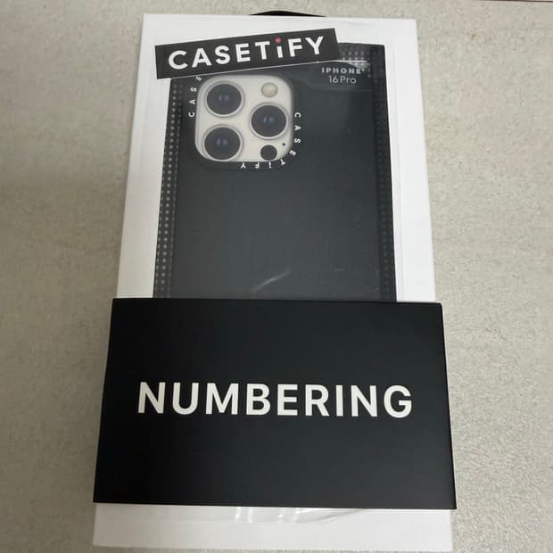 아이폰16프로 케이스티파이 넘버링 한정판 미개봉 새상품