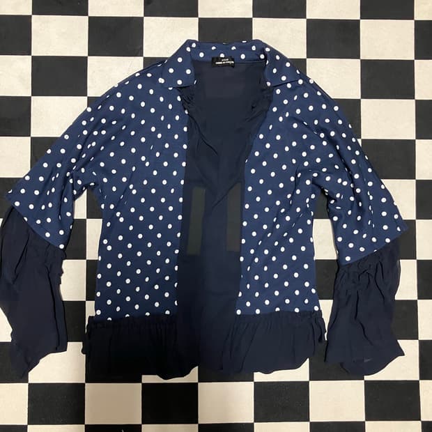 Tricot comme des garcons shirt jacket