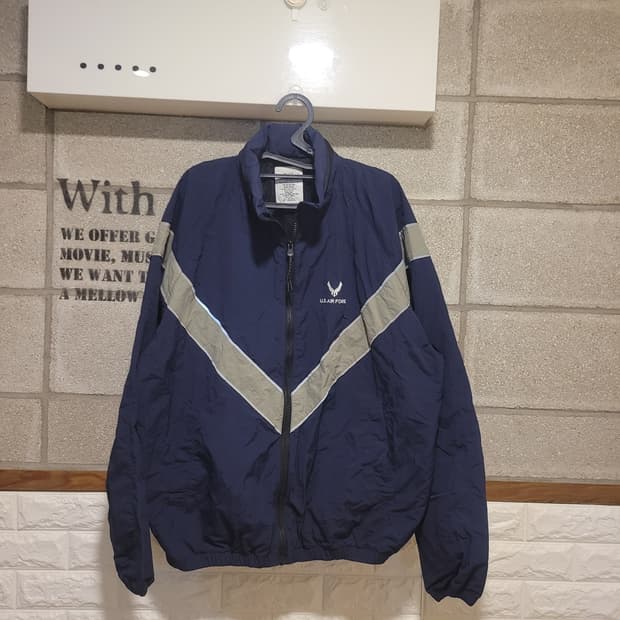 US 에어포스 바람막이 자켓 M