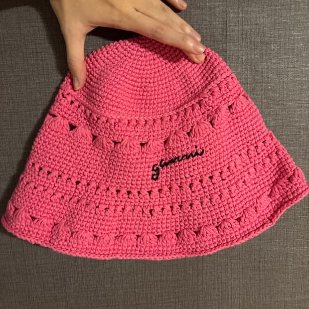 가니 크로쉐 버킷햇