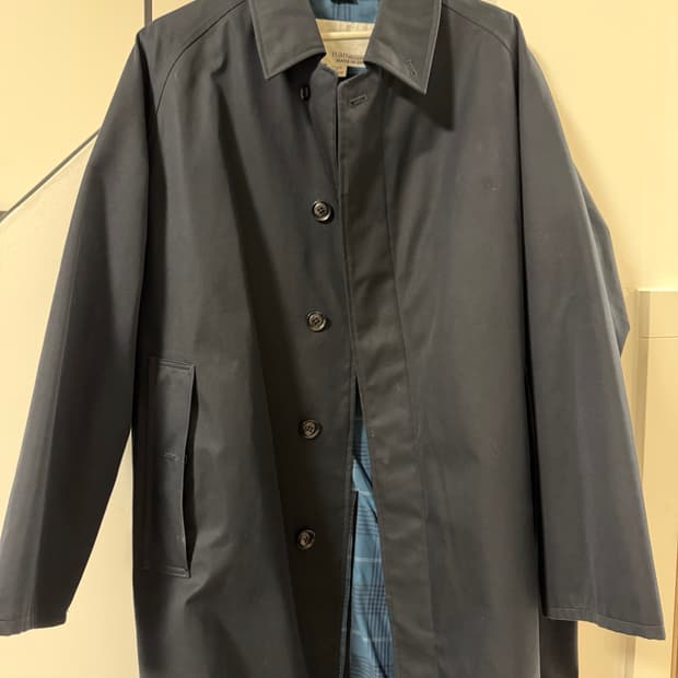 나나미카 고어텍스 발마칸 코트 네이비