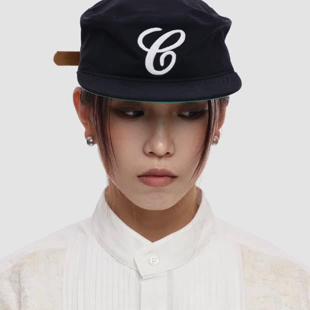 6crayon 빈티지 플랫탑 캡 블랙 새제품 
