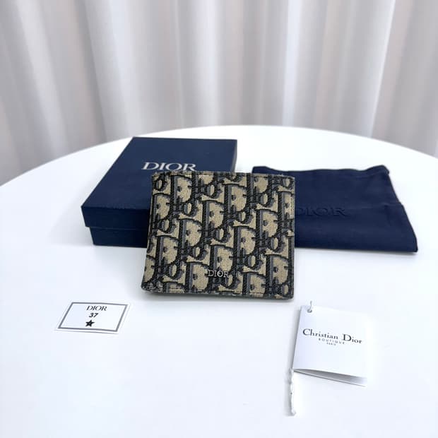 [정품] 디올 오블리크 반지갑