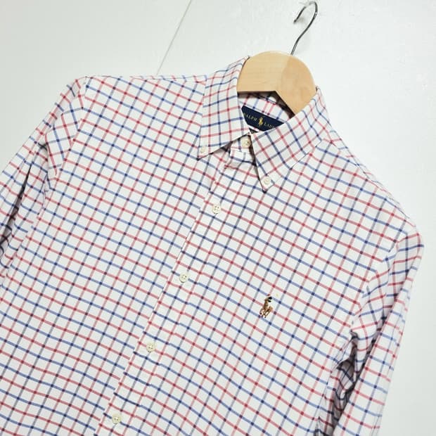 남성 POLO 폴로 랄프로렌 옥스포드 옥스퍼드 긴팔 체크 패턴 남방 셔츠