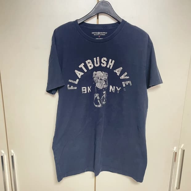 DENIM & SUPPLY 랄프로렌 프린팅 반팔 티 S
