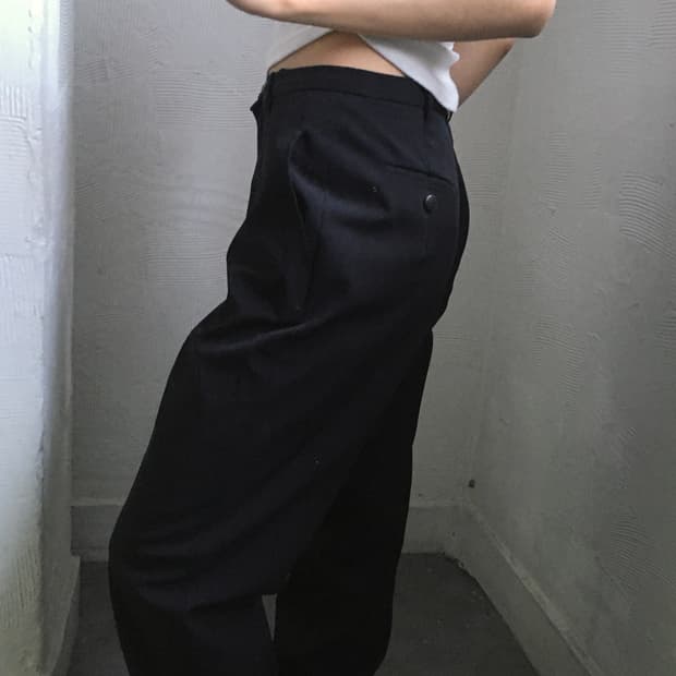 Jil Sander 질샌더 블랙 슬랙스