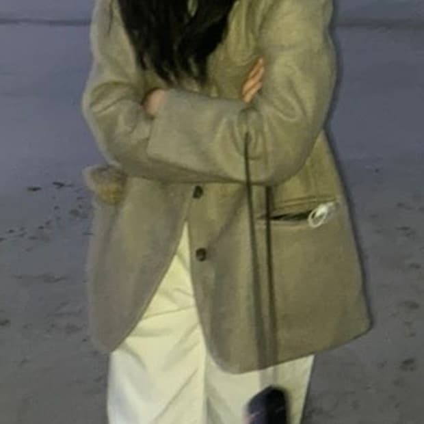 빈티지 누빔 블레이저 자켓