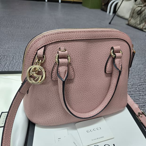 [특가][정품] 구찌 인터로킹 돔 크로스백