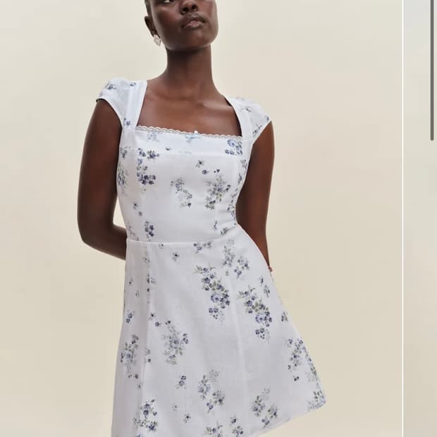 리포메이션 원피스 reformation loula linen dress