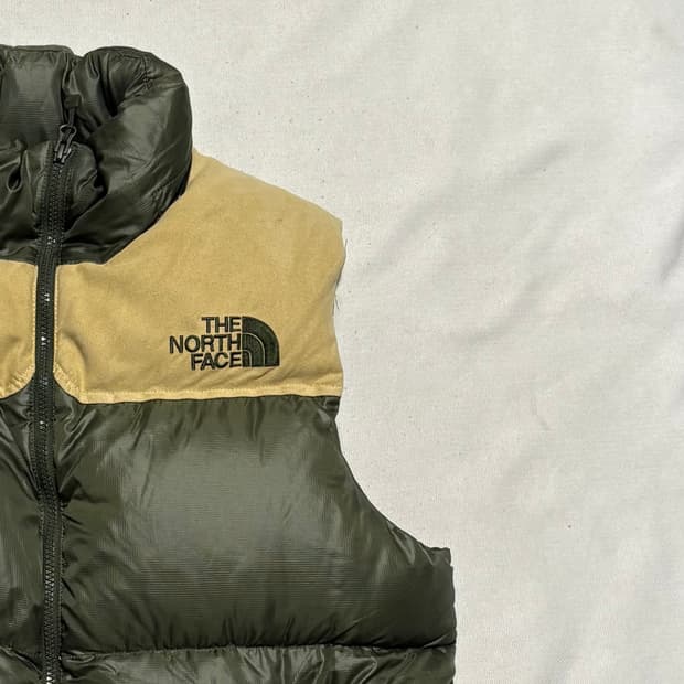 95 노스페이스 700 눕시 LTD 카키 패딩 베스트