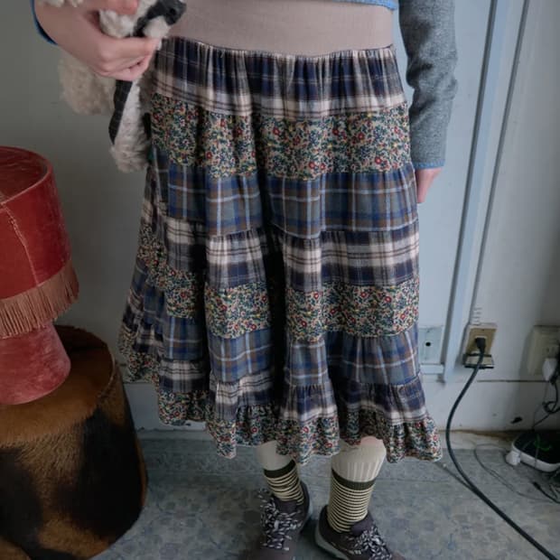 노컨텐츠 멀티웨이 튜브 스커트 _ 베이지