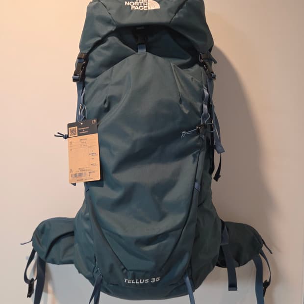 노스페이스 TELLUS 35 새상품 
(35리터 등산배낭)
