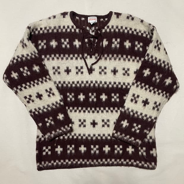 BEAMS WOOL NORDIC Sweater