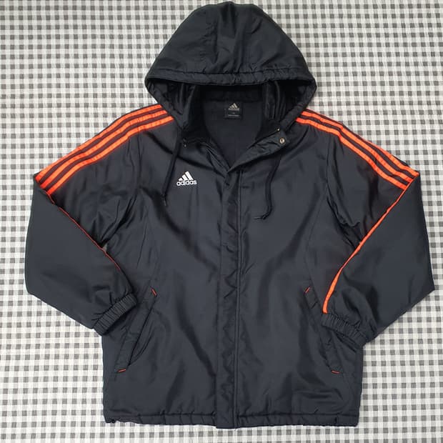 아디다스 기모 경량패딩 후드집업 남자95