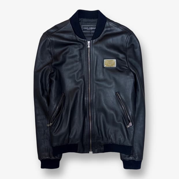 [46] 00’s Dolce & Gabbana Leather Jacket