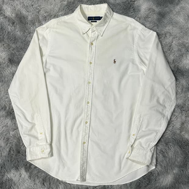 폴로랄프로렌 옥스포드 화이트 셔츠 XL