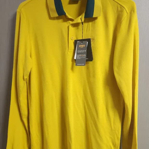 새상품] 코오롱 얇은 긴팔 카라티, L