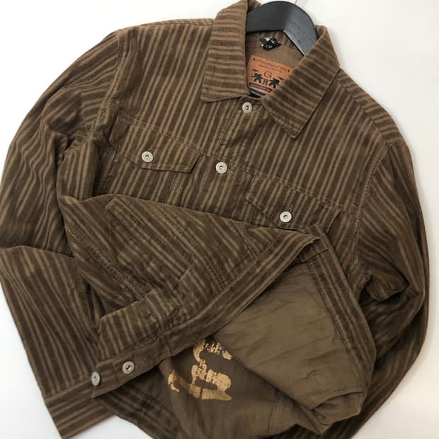 Gotcha 가챠 데님 초코 코듀로이 자켓