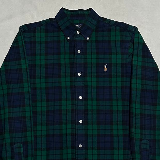 M 폴로랄프로렌 커스텀핏 태터솔 옥스포드 셔츠