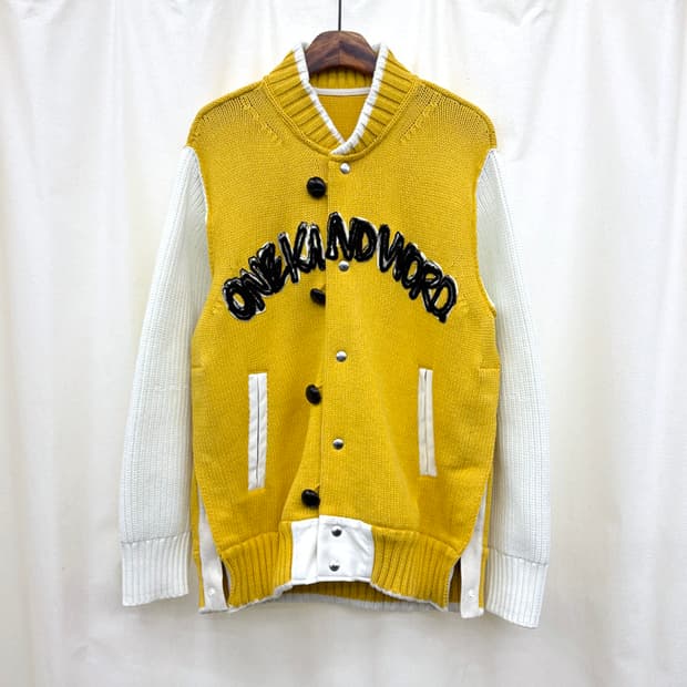 사카이 에릭헤이즈 자수 니트 블루종