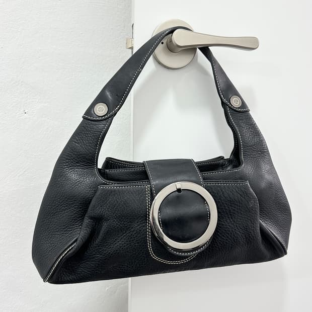 Lancetti black shoulder bag