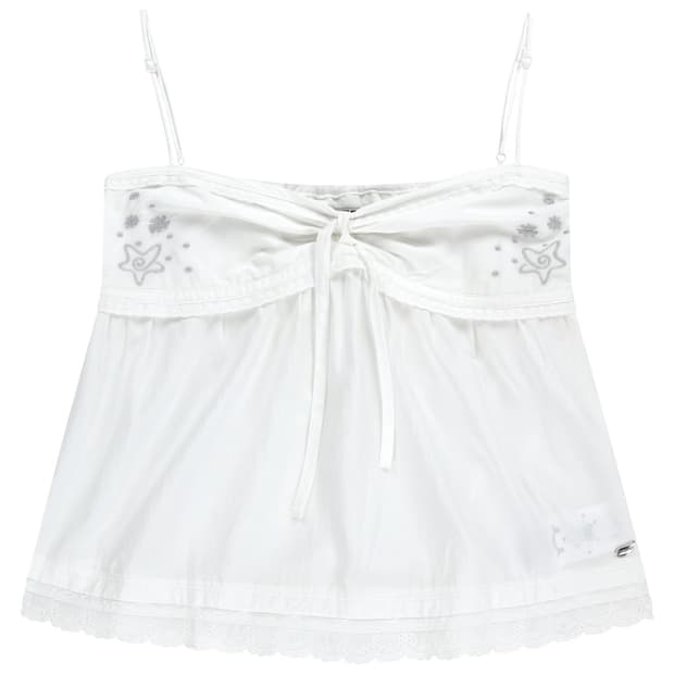 SOLAR STITCH SLEEVELESS WHITE (코이세이오)