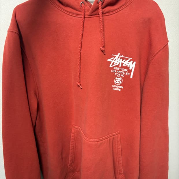 스투시 월드투어 후드티 m