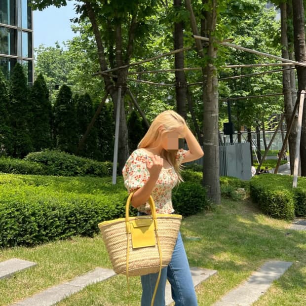 자크뮈스 르 바스킷 가방 라탄백 라피아백